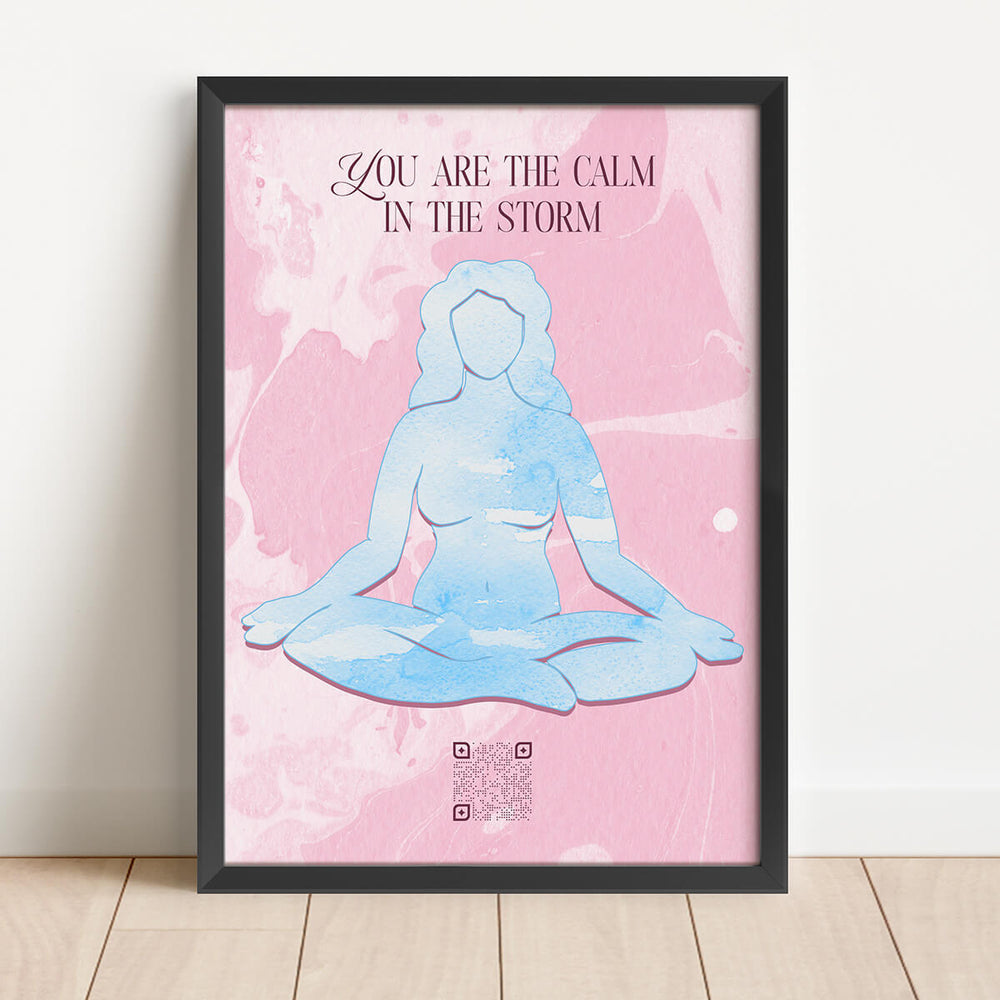 명상 - 당신은 폭풍 속의 고요함입니다