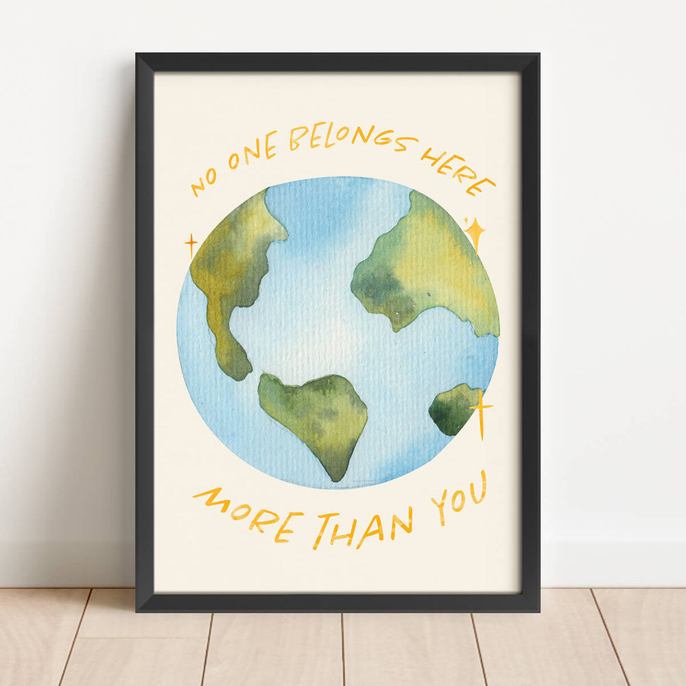 당신보다 여기에 속할 사람은 없습니다