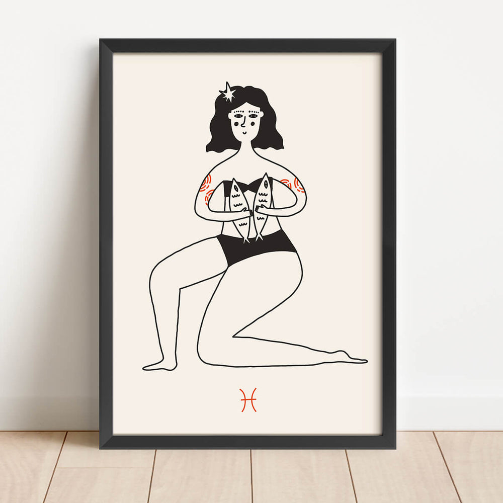 여자 기호 - 물고기 자리