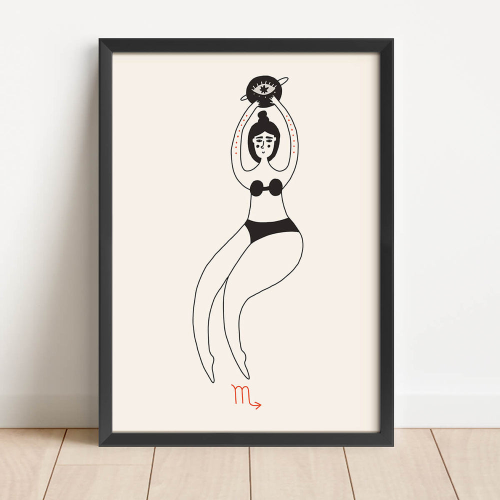 여자 사인-전갈자리